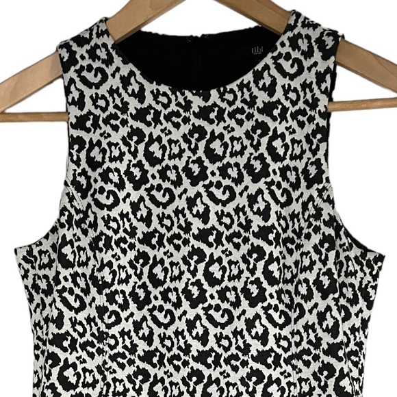 Tibi | Leopard Print | Fit and Flare Dress - Picture 2 of 5